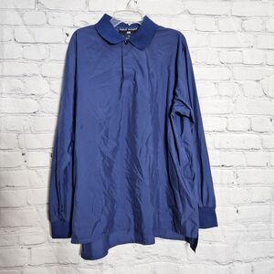 Vintage Polo Sport Ralph Lauren Windbreaker Jacket Size M Navy Pullover 90s